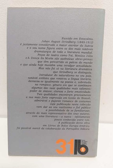 Gente de Hemsö, de August Strindberg