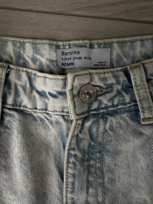Світлі мом джинс, bershka, 34 р