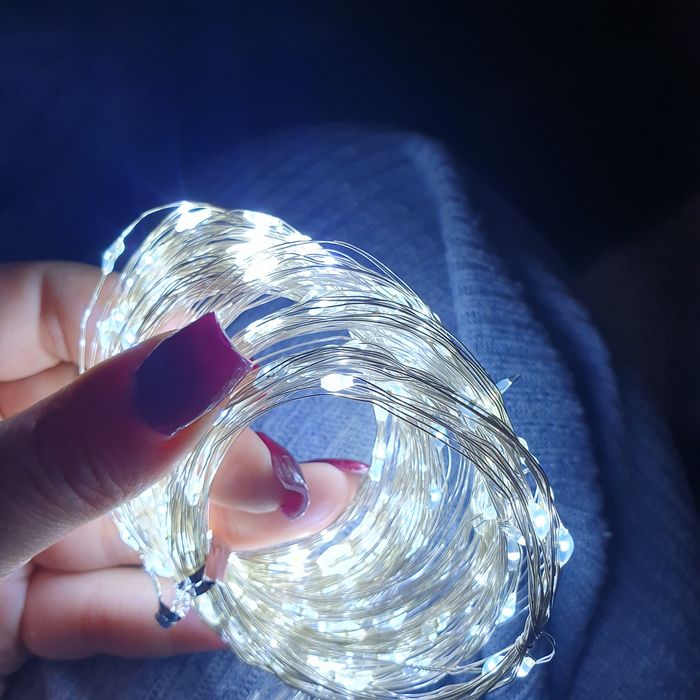 Гирлянда штора роса