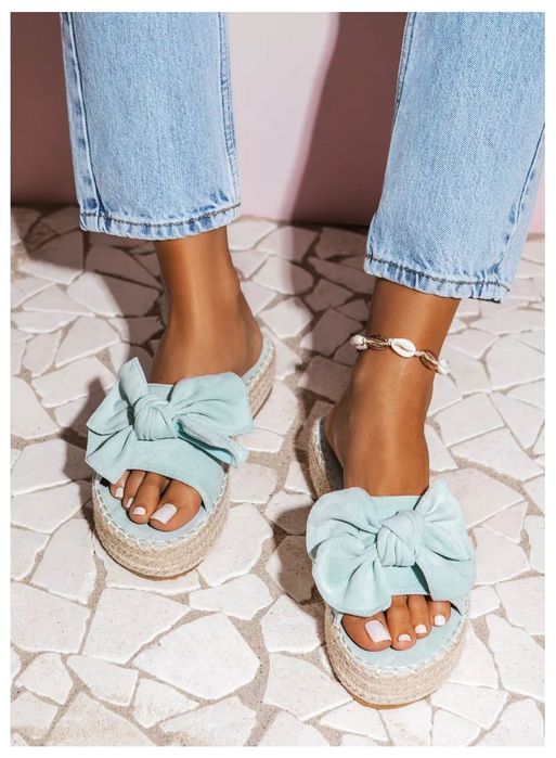 Klapki miętowe DeeZee Roz.38