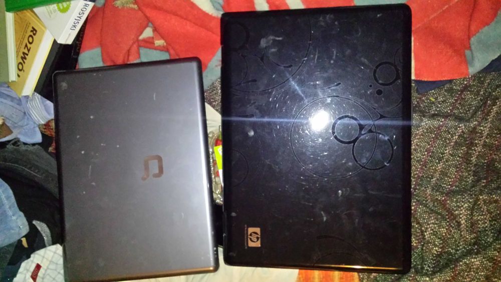 laptop presario v6500 + laptop  HP Pavilion dv9097 Sa w środku kości ram