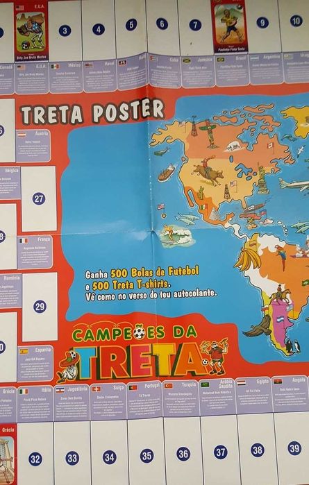 Campeões da Treta - Chipicao - Poster 85x60cm, com 7 cromos - 2002