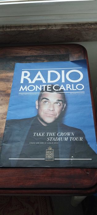 Programas concertos anos 80 Robbie Williams David Bowie e 3 Tenores