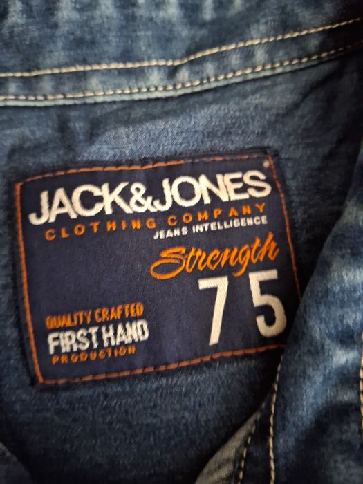 Koszula jeans długi rękaw Jack&Jones M męska