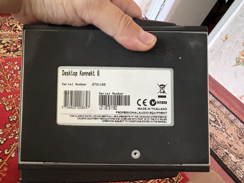 Звукова карта інтерфейс T.C. Electronic Desktop Konnekt 6