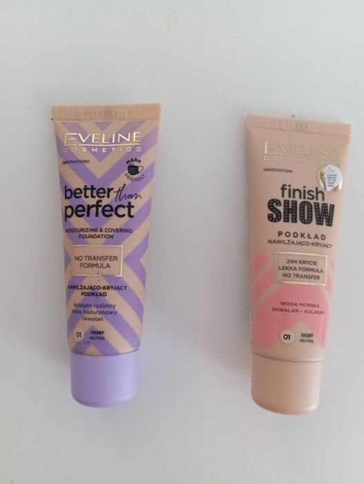 Podkład nawilżająco-kryjacy Eveline 2szt.