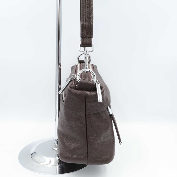 Сумка жіноча шкіряна Polina&Eiterou C0227 Coffee Сумка женская кожаная