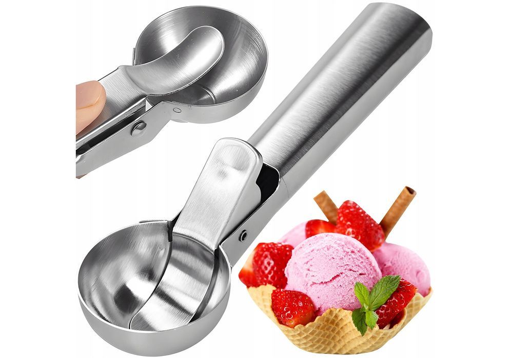 Stalowa łyżka gałkownica do porcjowania lodów deserów ziemniaków #113