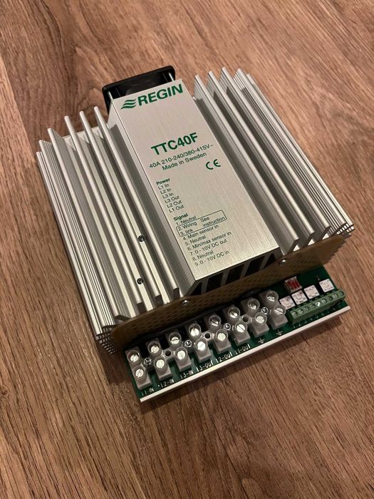 Regulator mocy nagrzewnic 3-fazowych Regin TTC40F