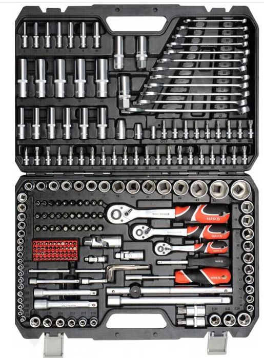 Nowy profesionalny zestaw 216 elementów Yato YT-38841