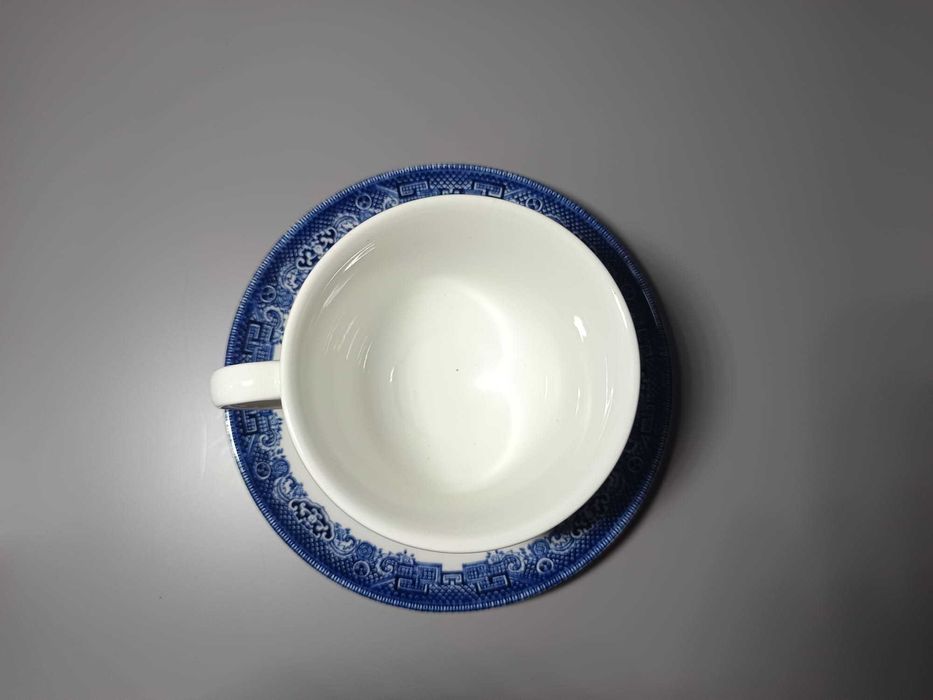 Chávena Johnson Bros - Padrão Willow Azul