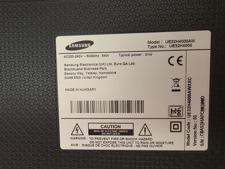 TV Samsung 32 polegadas