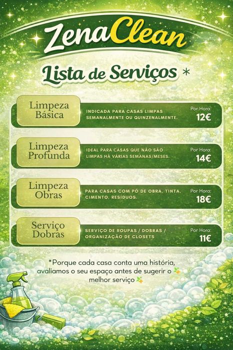 Serviço de Limpezas – Vila do Conde | Póvoa de Varzim | ZenaClean
