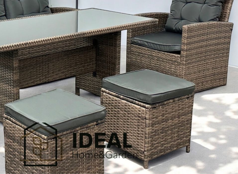 Meble ogrodowe technorattan zestaw sofa fotele kolory