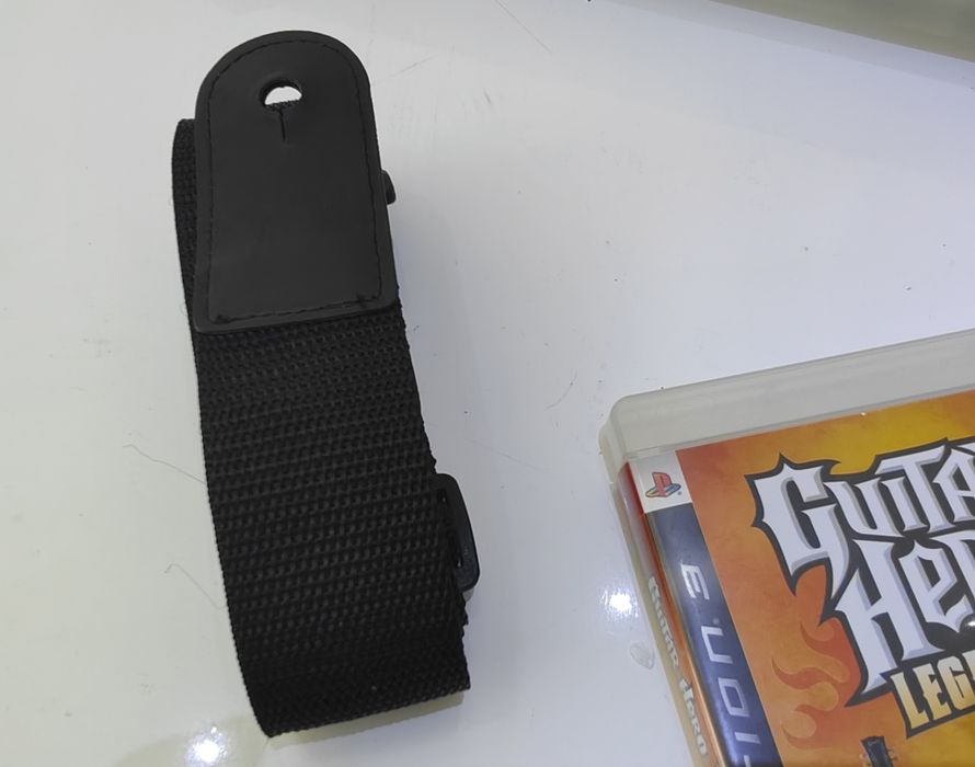 PS3 Guitarra Guitar Hero Les Paul Aerosmith + Dongle Original + jogo