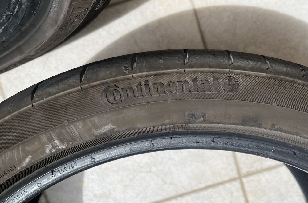 Runflat  2x Pneus usados Continentel 19”