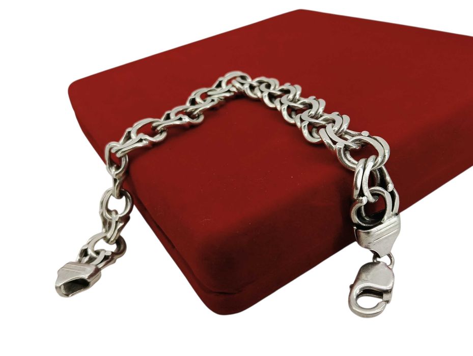 Srebrna bransoletka Garibaldi 45,80G 23cm