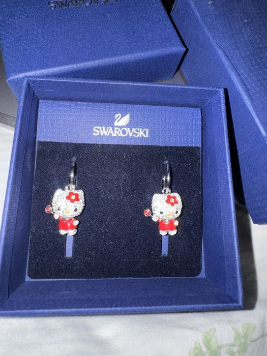 Серьги Swarovski Hello Kitty Lollipop