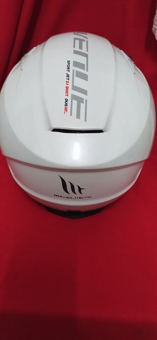 Capacete JET XL c/ óculos escuros escamoteáveis em excelente estado