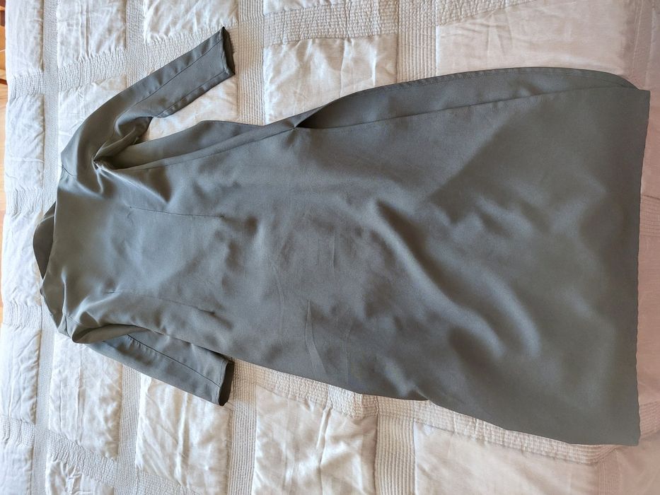 Casaco preto comprido verão