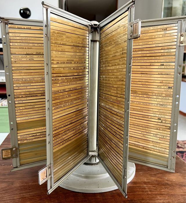 Agenda telefónica vintage