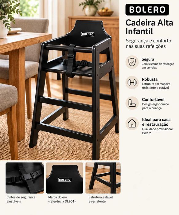 Cadeira alta infantil Bolero