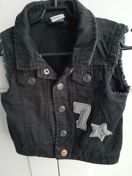 Kamizelka dziecięca unisex czarna 68