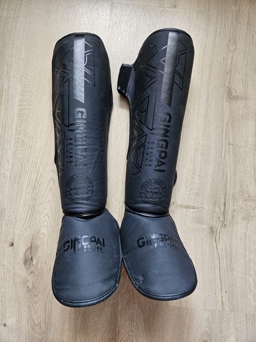 Ochraniacze Piszczeli i Stopy GINGPAI Boxing Do Kickboxingu Muay Thai
