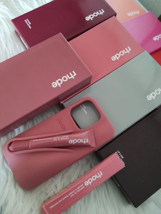 Zestaw Rhode lip case na iPhone | błyszczyk & etui