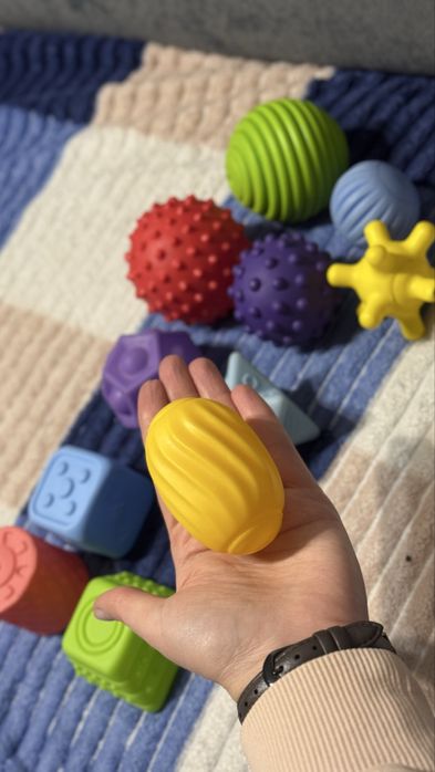 Сенсорні мʼячики великий набір