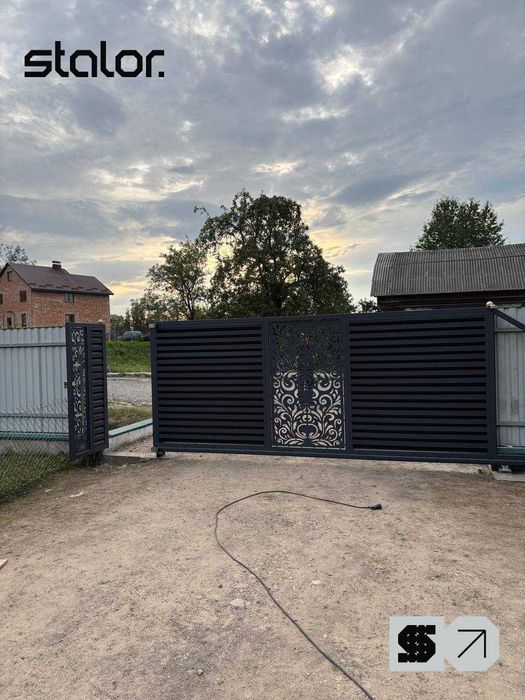Відкатні ворота. Розпашні. Автоматика. Хвіртки. Монтаж. Стрий