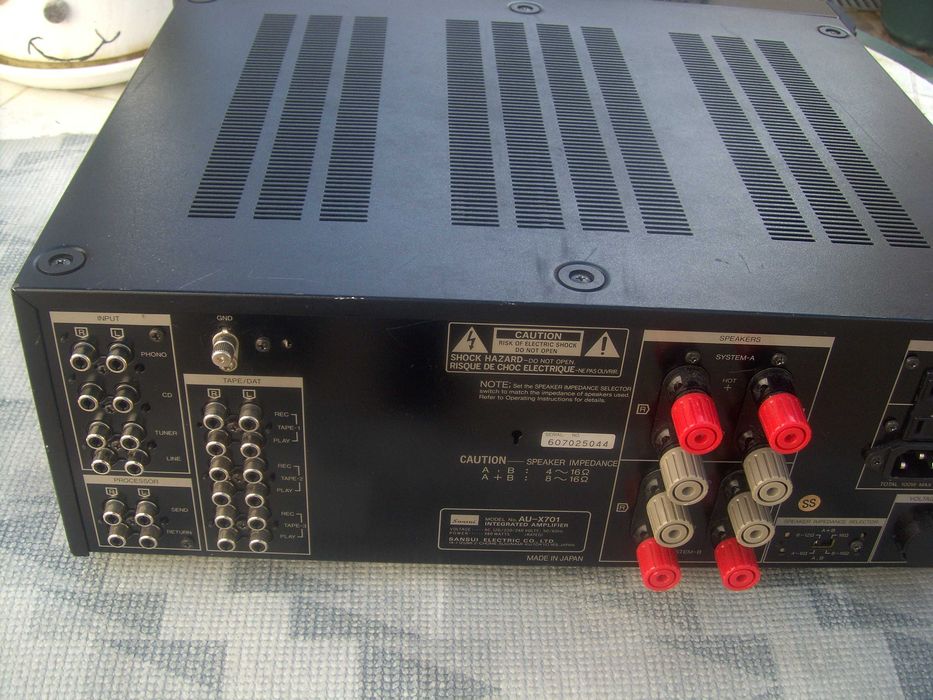 amplificador sansui au x701
