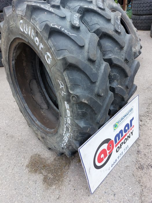 11.2R24 (280/85R24) Cultor opony używane rolnicza para