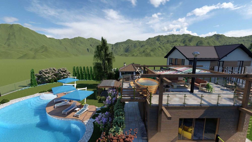 Ландшафтний дизайн та дизайн фасаду