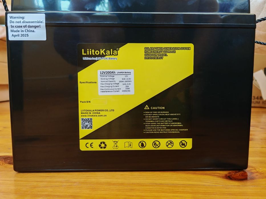 Akumulator LiitoKala 200 ah