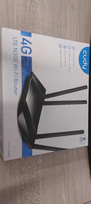 Router LTE 4G Cudy LT400 Wi-Fi 300 Mb/s + slot SIM