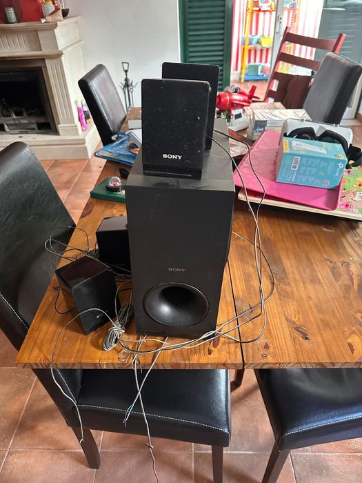 Home theater a funcionar