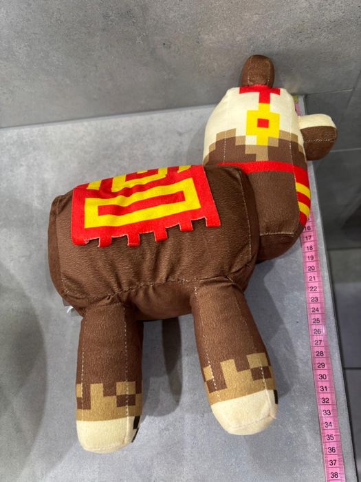 Maskotka, pluszak Minecraft - Lama - 35 cm - Bandai Namco