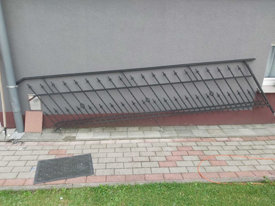 balustrada na schody ,  stalowa , zewnętrzna