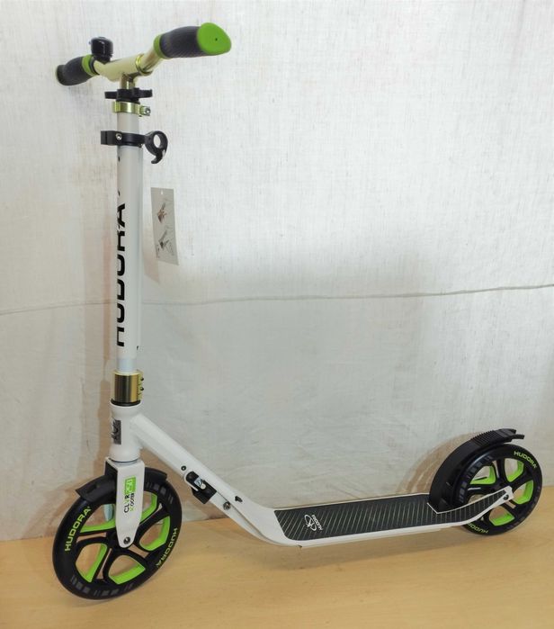 Składana hulajnoga HUDORA CLVR 250 biało-zielona jak nowa