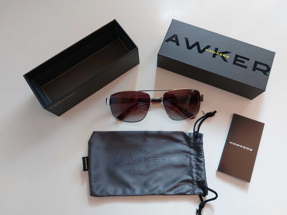 Óculos Sol HAWKERS Falcon Polarized Gold Brown ou Silver Grey - NOVOS!