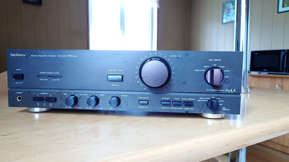 Odtwarzacz Akai CD-62 +Wzmacniacz Technics SU-V470+ słuchawki Sony