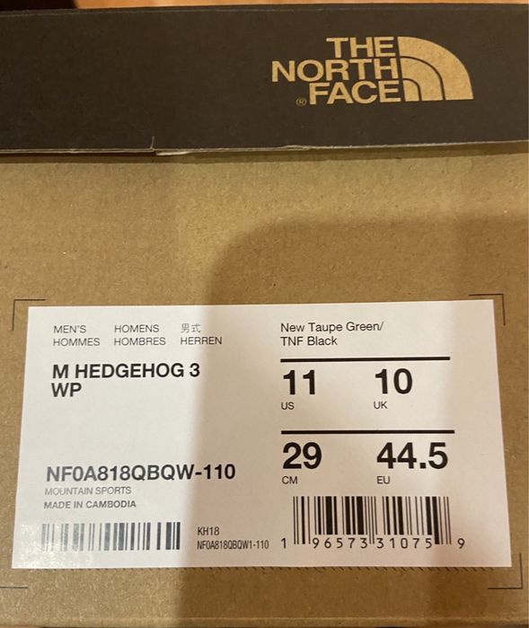 The North Face Hedgehog 3 , Waterproof, gore-tex