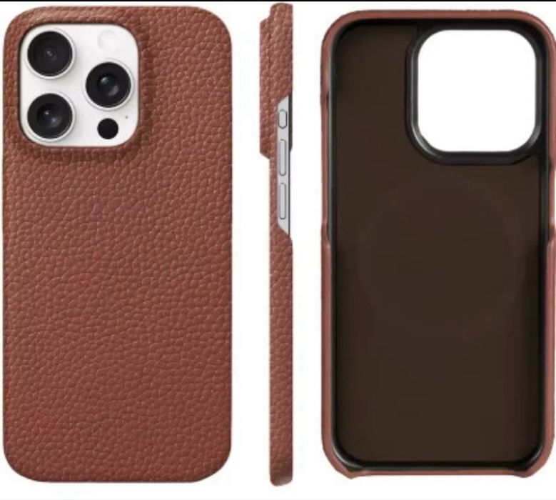 Capa de Couro Premium com MagSafe para iPhone