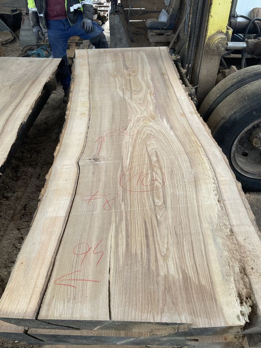 Blat jesion 280x105x10 monolit live edge