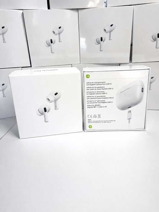 Airpods pro 2, шумоподав чіп airpoha lux якість 1:1 бездротові навушники