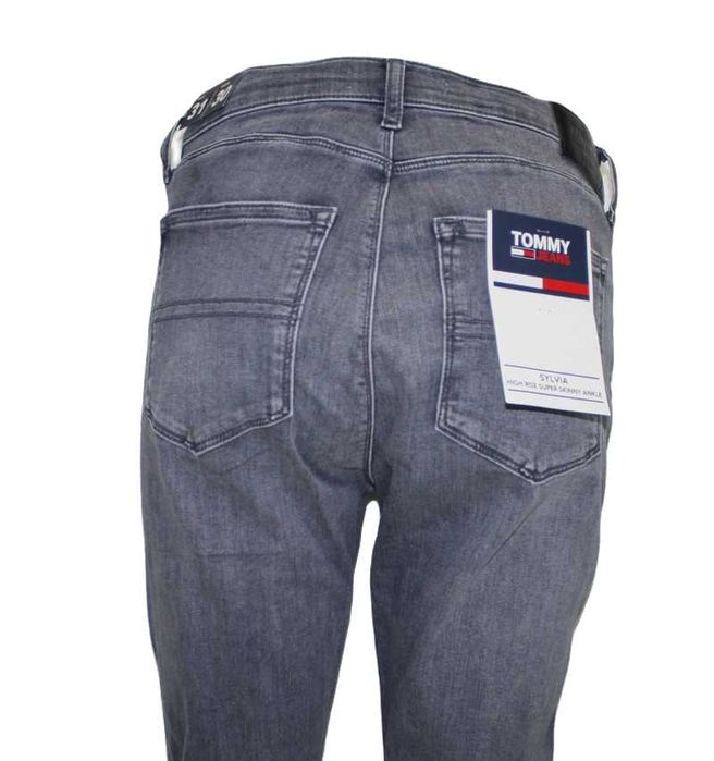 Jeansy Tommy Jeans Sylvia High Rise Skinny szare Hilfiger nowe W31/L30