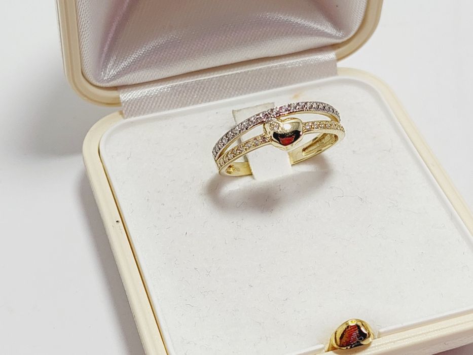 Pierścionek złoty 585 roz 15