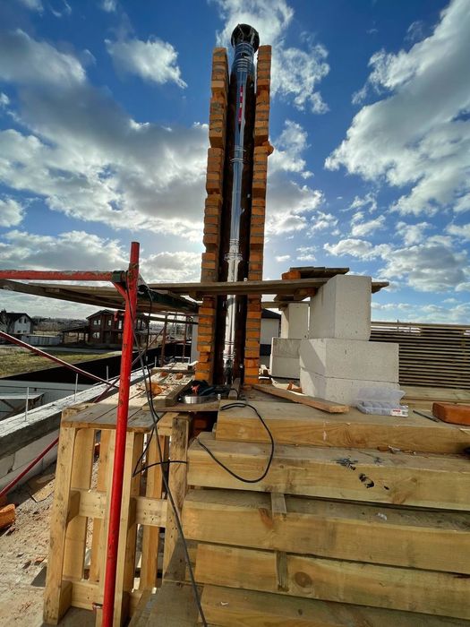 Димоходи Димарі Дымоход Сендвич труби монтаж демонтаж замери гильзовка