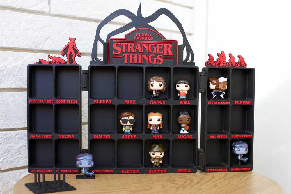 Підставка для фігурок Kinder у стилі “Дивні Дива / Stranger Things”